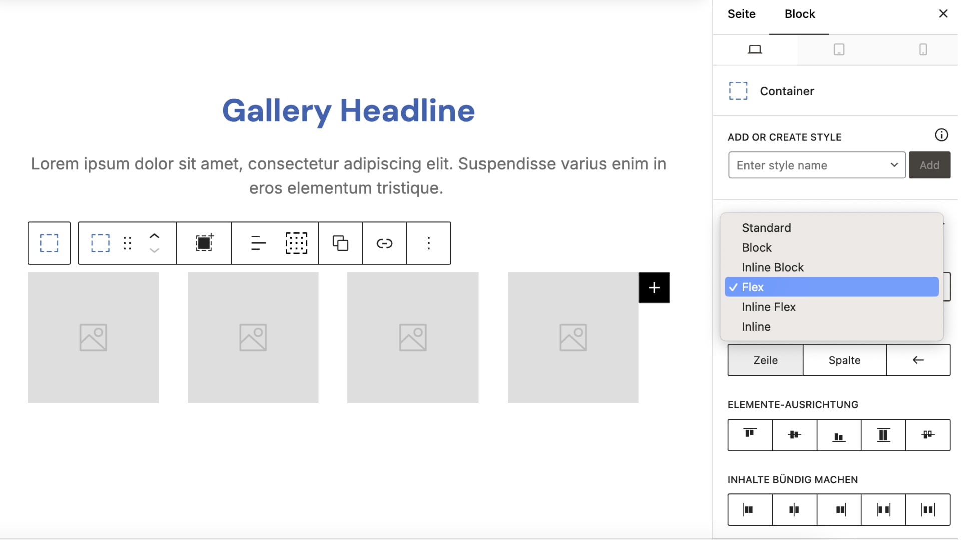 Responsives Webdesign mit Flex Layout in Generate Press