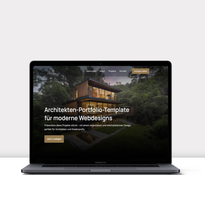 Architekten Portfolio Template 2